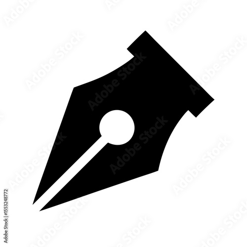 Pen nib icon vector illustration