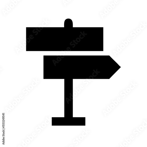 Signpost icon vector illustration