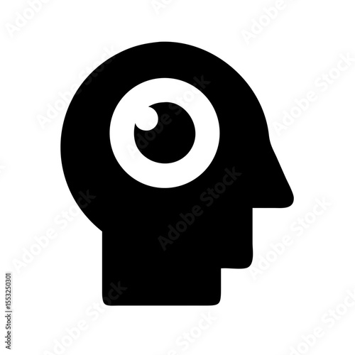 Visionary idea icon vector illustration