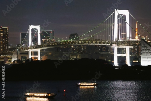 Night Scenery of the Tokyo Bay