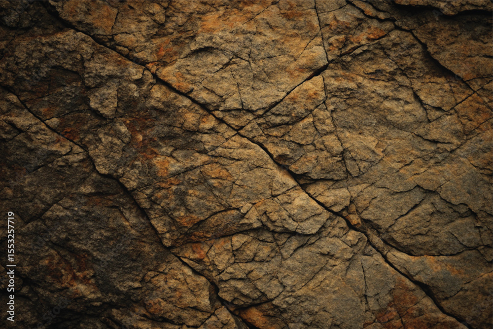 Abstract brown tree bark's rough, natural texture creates an old, cracked wood pattern