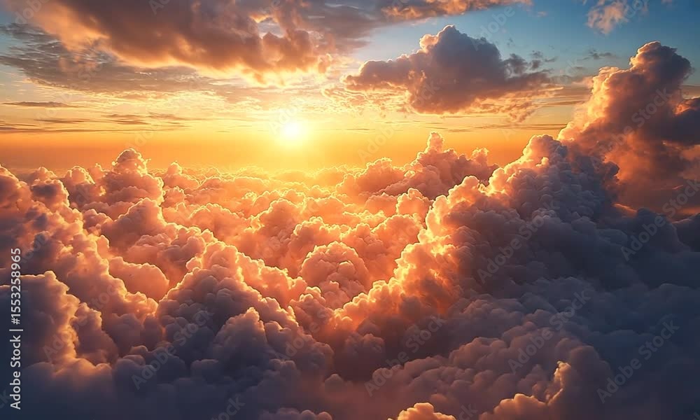 clouds beneath the sun