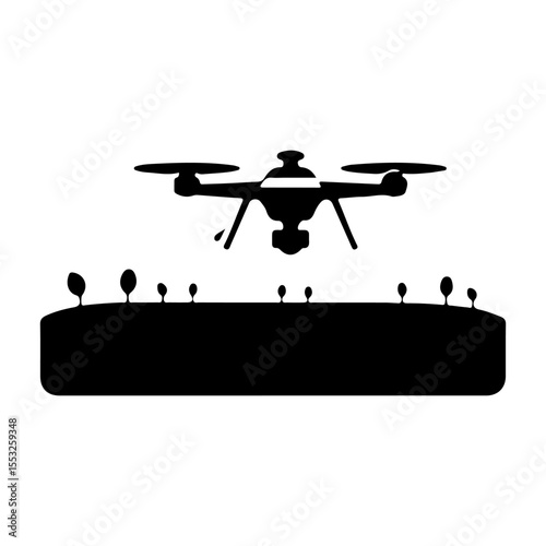 Helicopter and airplane flying in the sky vector illustration