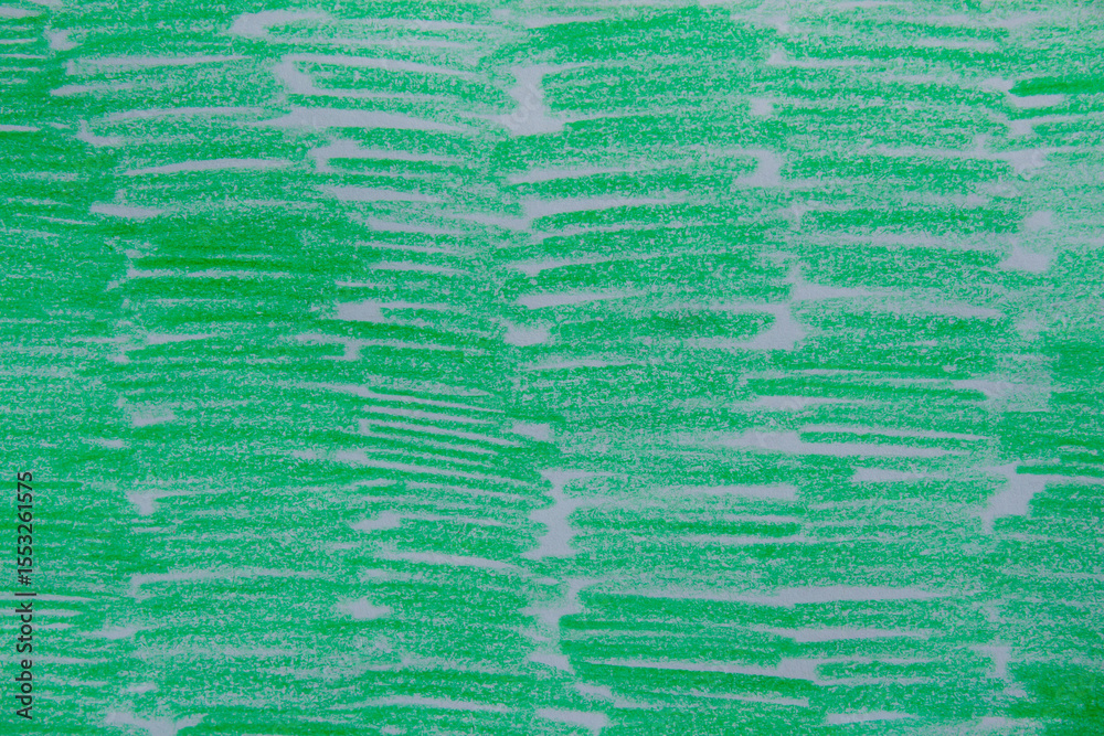 Foto Green crayon pencil scribble doodle texture background