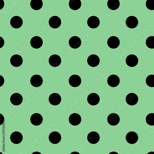 Polka Dot pattern, seamless texture green pattern