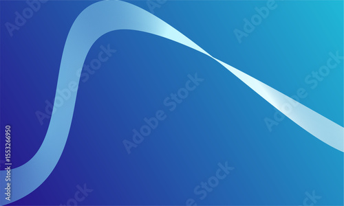 abstract blue wave background with a flow of lines
