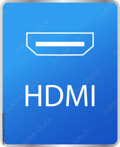  HDMI Connector Icon