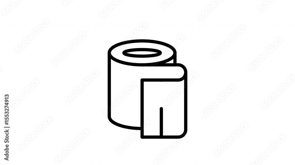 toilet paper icon toilet paper icon