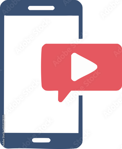 Icône smartphone pour interface et design UI