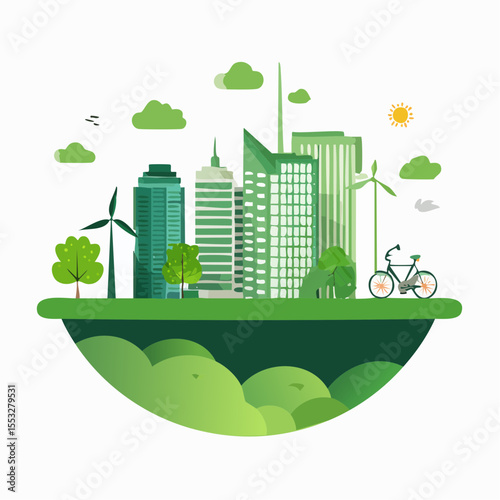 eco city landscape