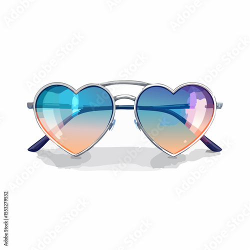 sunglasses on a white background