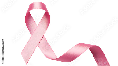 High-Resolution Pink Ribbon A Symbol of Breast Cancer Awareness