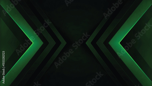 Green abstract background with glowing lines, a futuristic digital design, and a dark, textured pattern