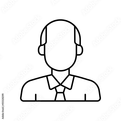 Teacher Professor Mentor Line Icon