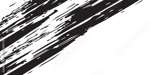 Dry Brush Strokes and Scratches Retro Grunge Background. Distressed Grungy Seamless Pattern Design. vector illustration eps10