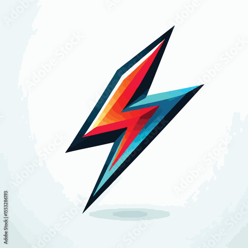 Electric lightning icon vector image