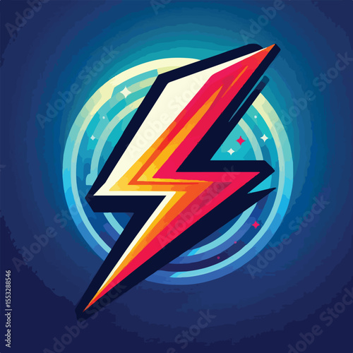 Electric lightning icon vector image