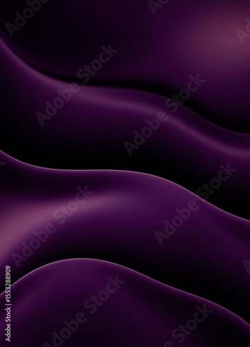 Abstract wave layers with onyx, royal purple, and bronze, premium digital background for elegant design use