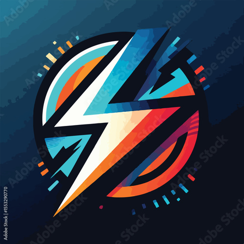 Electric lightning icon vector image