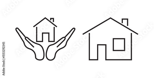 Home Care and Real Estate Icons
