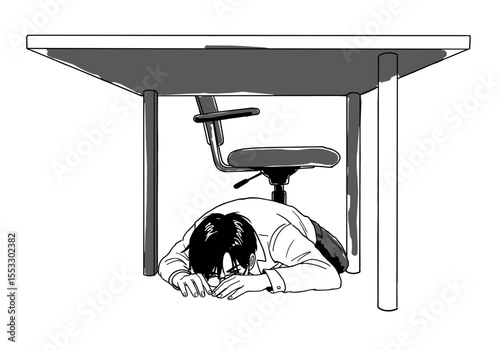 Burnout Stage 6: Isolation – Hiding under desk, avoiding work