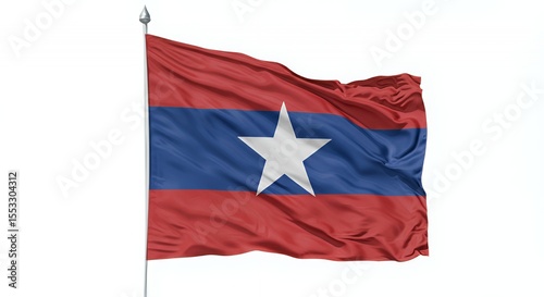 The Lone Star Waves Proudly: A Vibrant Image of the Texas Flag