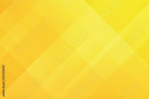 Yellow abstract background with golden geometric pattern and flowing orange gradient wave design