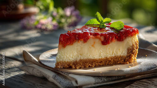 陽光浴びるチーズケーキの理想郷