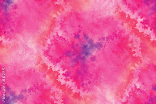 Abstract watercolor and pink grunge texture with an aged, vintage paper pattern