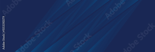 Modern blue abstract background with elegant bright diagonal lines. vector