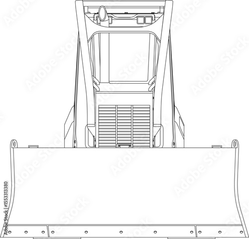 Dozer is a type of heavy equipment used for construction. Dozers are used to push, dig or pull materials such as sand, soil, rocks and others.	trator Artwork