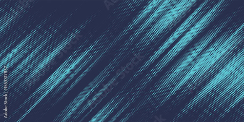 Abstract blue banner design vector, dynamic sporty horizontal background template for media promotion or web banner