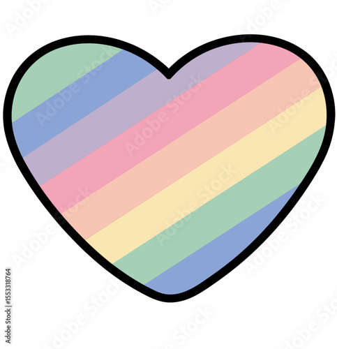 rainbow heart