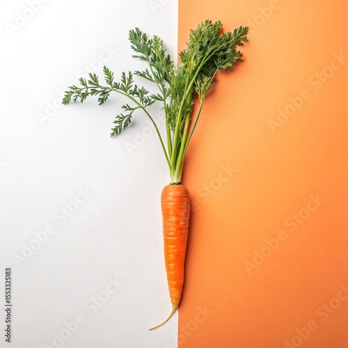 a fresh carrot