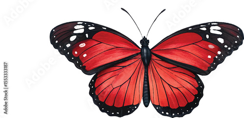 Vibrant Monarch Butterfly in Flight