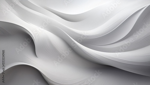 abstract white background with soft flowing textures