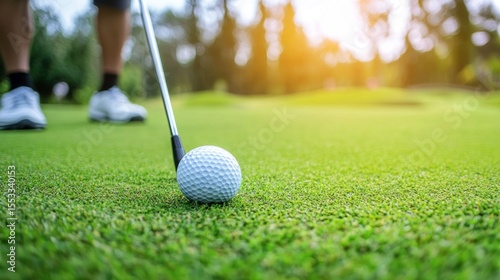 Person receiving personalized golf lessons from a professional coach.