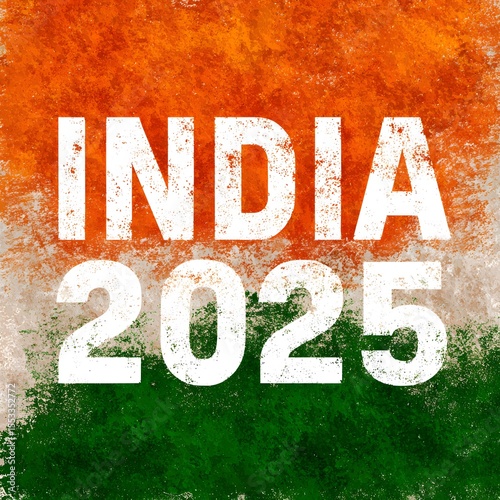 India. Republic Day, Diwali, Holi. Indian flag. Asia. Beautiful, popular image for designers.