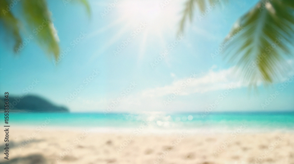 Obraz premium Natural blurred defocused background for concept summer vacation