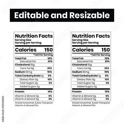 Nutrition Facts: Healthy Food

