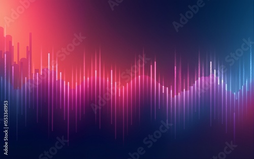 Music poster design background vector set. Electro Sound Cover template with vibrant abstract gradient geometric shape and line wave. Ideal design for social media, flyer, party, music festival, club.