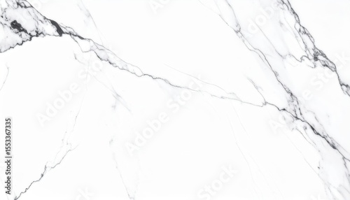 White Marble Texture Background With Gray Veins