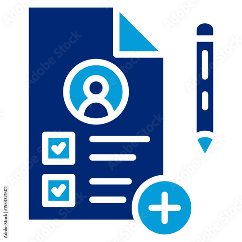 Enrollment Icon Element For Design