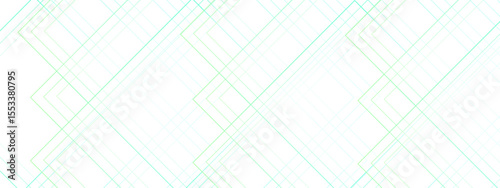 Abstract minimal background with overlapping translucent linear shapes forming diamond and chevron patterns. Gradient tones of aqua, cyan, and light green  futuristic, and geometric aesthetic
