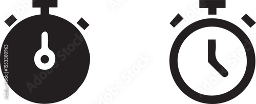 isolated timer Vector,timer Silhouette,timer icon  , timer symbol ,  timer Vector illustration, Vector Graphic, EPS 