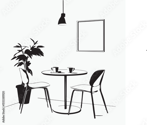 interior of cafe