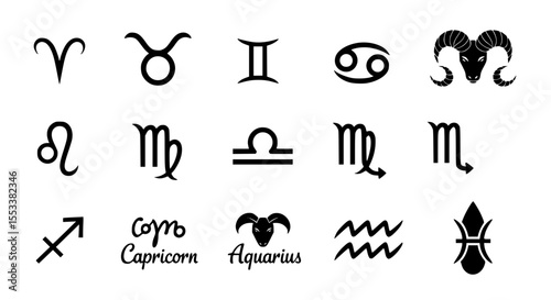 A Comprehensive Collection of Zodiac Symbols and Their Meanings for Astrological Enthusiasts