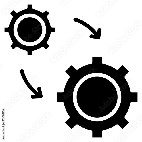 Scalability Icon Element For Design