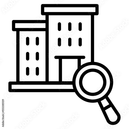 Company Overview Icon Element For Design