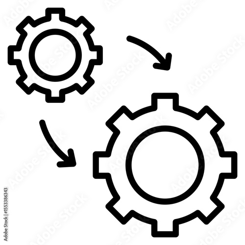 Scalability Icon Element For Design